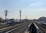 Looking east-the two tracks that I am standing between on the platform are for the Long Beach Branch while the other two tracks to the left of the Long Beach Branch belong to the Babylon Oine, also used by select Montauk Line trains